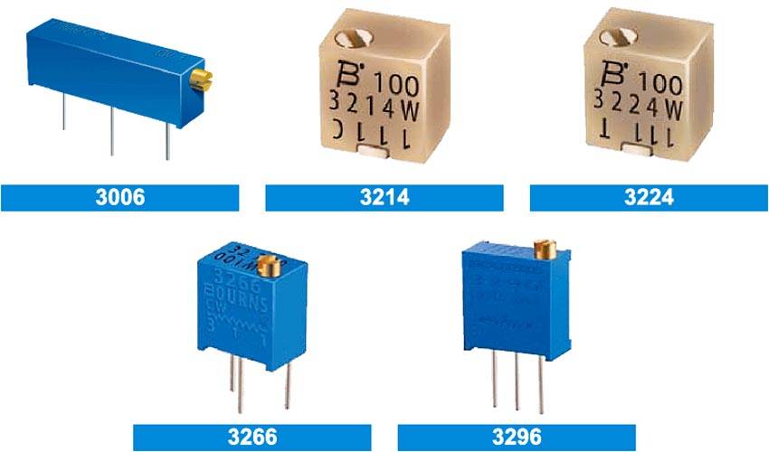 Номинал потенциометров. Подстроечный резистор Bourns 3296. Резистор подстроечный многооборотный. 3296 Резистор подстроечный подключение. Многооборотный резистор как подключить.